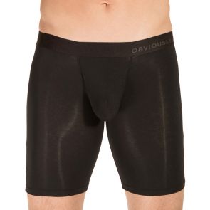 Obviously PrimeMan Boxer Brief 9 Inch Leg A01 Black