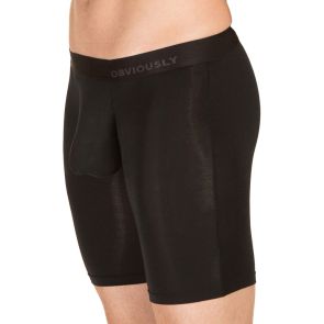 Obviously PrimeMan Boxer Brief 9 Inch Leg A01 Black