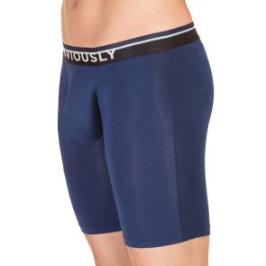 Obviously PrimeMan Boxer Brief 9 Inch Leg A01 Navy