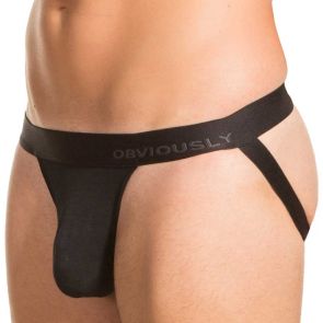 Obviously PrimeMan Jockstrap A07 Black