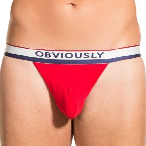Obviously PrimeMan Jockstrap A07 Red