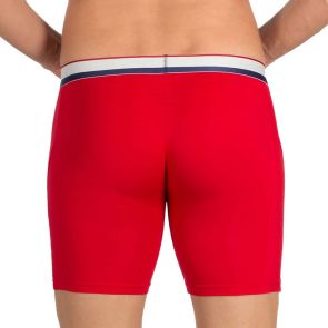 Obviously PrimeMan Boxer Brief 6 Inch Leg A09 Red