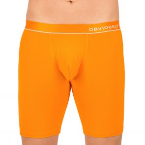 Obviously PrimeMan Boxer Brief 6 Inch Leg A09 Orange