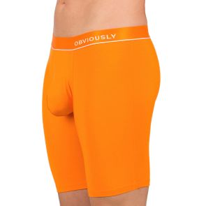 Obviously PrimeMan Boxer Brief 6 Inch Leg A09 Orange