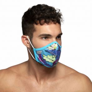 ES Collection Leaves Face Mask AC101 Peacock