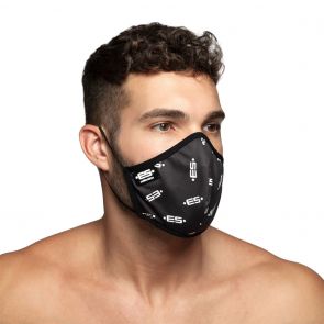 ES Collection ES Logo Face Mask AC110 Black