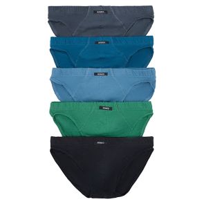 Bonds Mens Action Brief 5-Pack M8OS5I Multi Green/Charcoal/Blue/Light Blue/Black