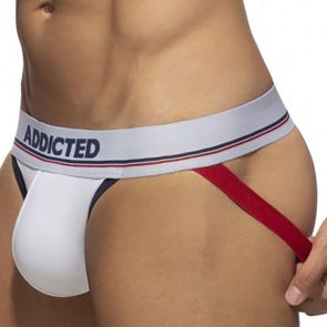 Addicted Red White & Blue Jock 3-Pack AD1010P Multi