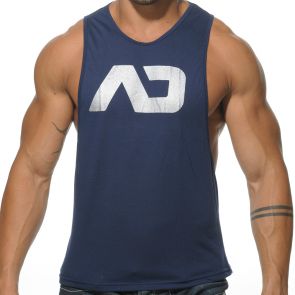 Addicted AD Low Rider Tank Top AD043 Navy