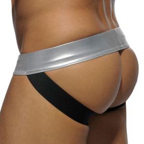 Addicted Metallic Jock AD545 Silver