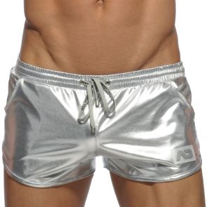 Addicted Metallic Short AD562 Silver