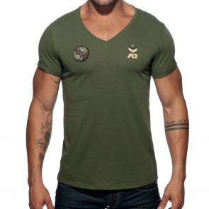 Addicted Military T-Shirt AD610 Khaki