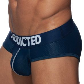 Addicted Push Up Mesh Brief AD805 Navy