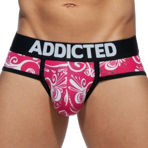 Addicted Cashmere Swimderwear Swim Brief AD905 Fuchsia