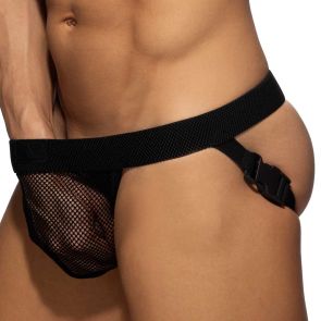 Addicted Mesh Click Jock AD946 Black