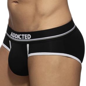 Addicted Cotton Brief AD2227 Black