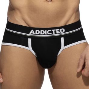 Addicted Cotton Brief AD2227 Black