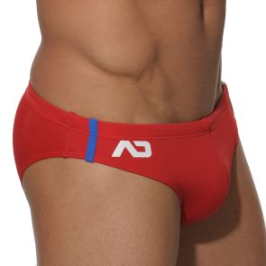 Addicted Low Cut Sports Swim Brief ADS005 Red