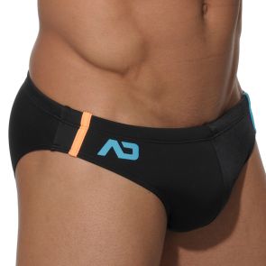 Addicted Low Cut Sports Swim Brief ADS005 Black
