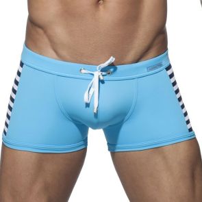 Addicted Colored Sailor Swim Boxer ADS107 Turquoise