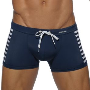 Addicted Colored Sailor Swim Boxer ADS107 Navy