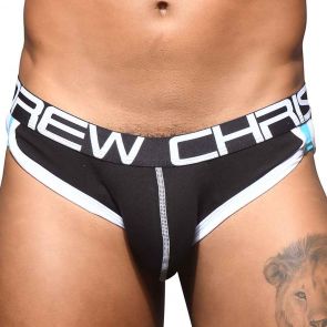 Andrew Christian Show-It Retro Pop Locker Room Jock 91991 Black