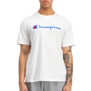 Champion Script Short Sleeve Tee AXQPN White