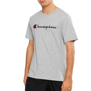 Champion Script Short Sleeve Tee AXQPN Grey