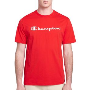 Champion Script Short Sleeve Tee AXQPN Vermilion