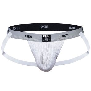 BIKE Swimwear Jockstrap BAS308 White