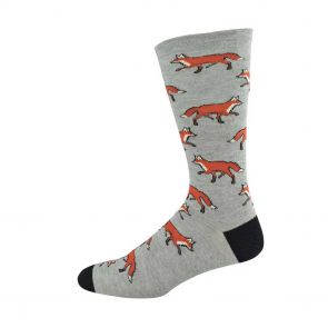Bamboozld Mens Foxy Non Tight Health Sock BBNTFOXY Grey