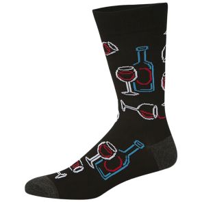 Bamboozld Mens Red Wine Bamboo Socks BBS19REDWINER Black