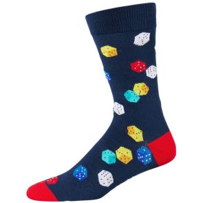 Bamboozld Mens Dice Bamboo Socks BBS23DICER Navy