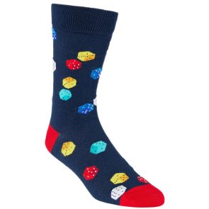Bamboozld Mens Dice Bamboo Socks BBS23DICER Navy