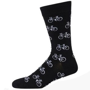 Bamboozld Mens Pedal It Bamboo Socks BBS23PEDALITR Black