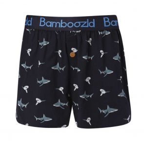 Bamboozld Mens Boxer Short Jaws BBUW20BSJAWS Navy