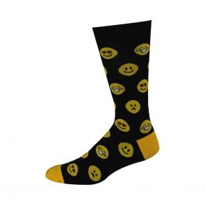 Bamboozld Mens Emoji Sock BBW17EMOJ Black