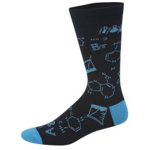 Bamboozld Mens We Got Chemistry Bamboo Sock BBW20CHEMR Navy