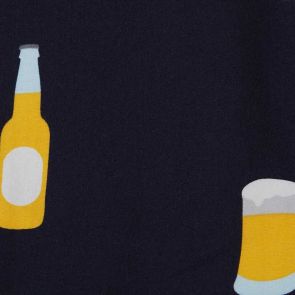 Bamboozld Mens Beer Bamboo Sleep Pant Navy