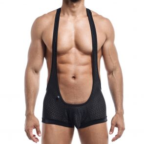 Joe Snyder Bulge Body Singlet JSBUL10 Black Mesh