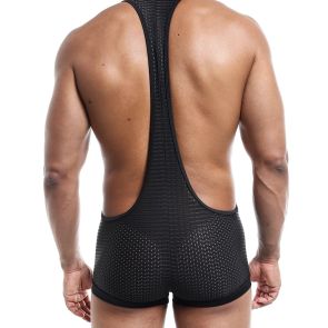 Joe Snyder Bulge Body Singlet JSBUL10 Black Mesh