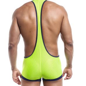Joe Snyder Bulge Body Singlet JSBUL10 Lemon Mesh