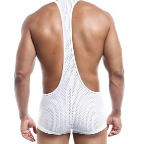 Joe Snyder Bulge Body Singlet JSBUL10 White Mesh