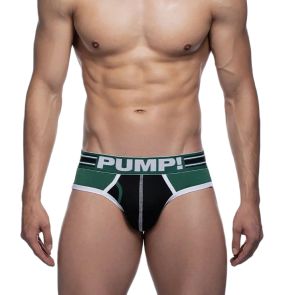 PUMP! Boost SideCut Brief 12065 Black and Green