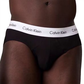 Calvin Klein Cotton Stretch Hip Brief 3-Pack BU2661 Black