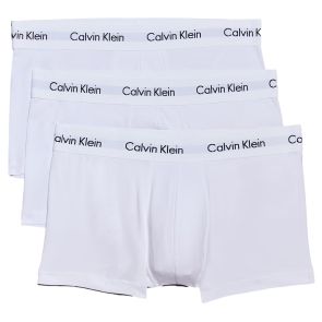 Calvin Klein Cotton Stretch Low Rise Trunk 3-Pack U2664 White
