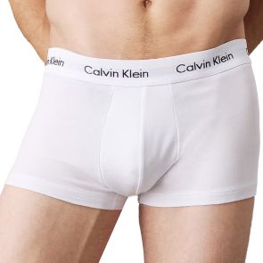 Calvin Klein Cotton Stretch Low Rise Trunk 3-Pack U2664 White