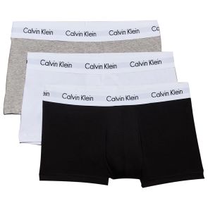 Calvin Klein Cotton Stretch Low Rise Trunk 3-Pack U2664 Black/Grey/White