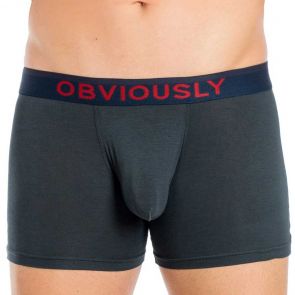 Obviously FreeMan Boxer Brief 3 Inch Leg C00 Ash