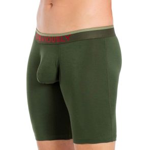 Obviously Freeman 6 Inch Leg Boxer Brief C09 Pine